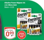 GLOBUS Rostock - Alkaline Power Mignon AA Angebot im Prospekt Alkaline Power Mignon AA bei GLOBUS im Rostock Prospekt für 0,99 €
