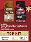 Crema E Aroma/Espresso Cremoso Angebote von Lavazza bei Metro Hückelhoven für 11,97 €