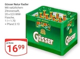 Natur Radler im Angebot bei GLOBUS in Speyer Natur Radler Angebote von Gösser bei GLOBUS Speyer für 16,99 €