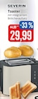 Toaster Angebote von SEVERIN bei Kaufhaus Stolz Wismar für 29,99 €