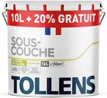 Sous-couche blanc 10L + 20% gratuit - TOLLENS en promo chez Castorama Valence à 59,90 €