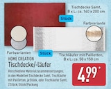 Tischdecke Samt im ALDI Nord Prospekt Tischdecke Samt von HOME CREATION im aktuellen ALDI Nord Prospekt für 4,99 €