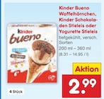 Aktuelles Bueno Waffelhörnchen Angebot bei Netto Marken-Discount in Frankfurt (Main) ab 2,99 €