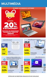Promos Ordinateur Portable dans le catalogue "Carrefour" de Carrefour Ordinateur Portable en promo dans le catalogue Carrefour à la page 94