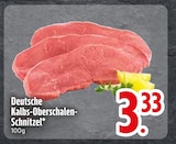 Deutsche Kalbs-Oberschalen-Schnitzel von  im aktuellen EDEKA Prospekt für 3,33 €