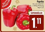 Paprika Angebote von GUT&GÜNSTIG bei EDEKA Friedrichshafen für 1,11 €