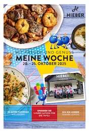 Hieber Supermarkt Prospekt der aktuellen Woche mit 18 Seiten, gültig von 20.10.2025 bis 25.10.2025, in Merdingen und Umgebung Aktueller Hieber Supermarkt Prospekt in Merdingen und Umgebung, "Aktuelle Angebote" mit 18 Seiten, 20.10.2025 - 25.10.2025