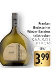 Bacchus halbtrocken bei EDEKA im Weiberhof Prospekt für 3,99 €