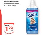 Weichspüler im Angebot bei GLOBUS in Neustadt Weichspüler Angebote von Softlan bei GLOBUS Neustadt für 1,29 €