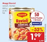 Ravioli im Angebot bei Netto Marken-Discount in Neustadt Ravioli Angebote von Maggi bei Netto Marken-Discount Neustadt für 1,99 €