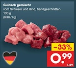 Gulasch gemischt im Angebot bei Netto Marken-Discount in Gotha Gulasch gemischt Angebote bei Netto Marken-Discount Gotha für 0,99 €