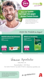 mea - meine apotheke Prospekt für Bonn mit 4 Seiten mea - meine apotheke Prospekt für Bonn: "Unsere August-Angebote", 4 Seiten, 01.08.2026 - 31.08.2026