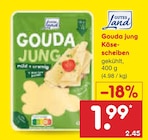 Netto Marken-Discount Redekin - Gouda jung Käsescheiben Angebot im Prospekt Gouda jung Käsescheiben bei Netto Marken-Discount im Redekin Prospekt für 1,99 €
