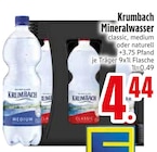 Mineralwasser im Angebot bei EDEKA in Ravensburg Mineralwasser Angebote von Krumbach bei EDEKA Ravensburg für 4,44 €