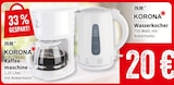 Kaffeemaschine im Angebot bei Kaufhaus Stolz in Neumünster Kaffeemaschine Angebote von Korona bei Kaufhaus Stolz Neumünster für 20,00 €