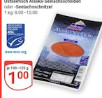 Aktuelle Lachs Angebote bei GLOBUS in Bochum Aktuelles Alaska-Seelachsscheiben Angebot bei GLOBUS in Bochum ab 1,00 €