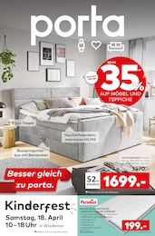 Möbel & Einrichtung Prospekt von porta Möbel Landsberg porta Möbel Prospekt: "Besser gleich zu porta.", 18 Seiten, 12.04.2026 - 25.04.2026