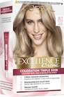 Coloration cheveux 8/1 blond clair cendré Excellence Crème* - L'OREAL PARIS dans le catalogue Casino Supermarchés