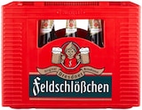 Pilsner oder Export Angebote von Feldschlößchen bei REWE Cottbus für 10,49 €