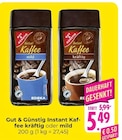 Instant Kaffee mild Angebote von Gut & Günstig bei Hieber Freiburg für 5,49 €