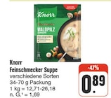 Feinschmecker Suppe bei nah und gut im Weiden Prospekt für 0,89 €