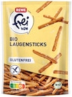 Bio-Laugensticks von REWE frei von für 1,25 € bei REWE im Angebot Bio-Laugensticks von REWE frei von im aktuellen REWE Prospekt