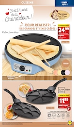 Offre Crêpière Électrique dans le catalogue Lidl du moment à la page 63