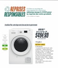 Promo SÈCHE-LINGE à 549,90 € dans le catalogue Proxi Confort à Catz