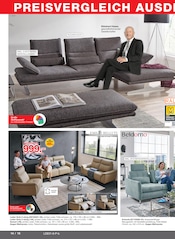 Aktueller Möbelzentrum Pforzheim Prospekt mit Ecksofa, "Silvester", Seite 14