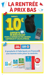 Promos Fournitures Scolaires dans le catalogue "Super U" de Super U Fournitures Scolaires en promo dans le catalogue Super U à la page 2