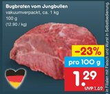 Bugbraten vom Jungbullen Angebote bei Netto Marken-Discount Erfurt für 1,29 €