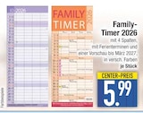 Family-Timer 2026 Angebote bei E center Dachau für 5,99 €
