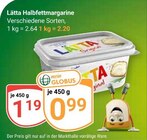 Aktuelle Margarine Angebote bei GLOBUS in Duisburg Aktuelles Halbfettmargarine Angebot bei GLOBUS in Duisburg ab 0,99 €