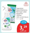 Desinfektions-Reiniger oder Hygiene-Tücher von Sagrotan für 3,29 € bei budni im Angebot Desinfektions-Reiniger oder Hygiene-Tücher von Sagrotan im aktuellen budni Prospekt