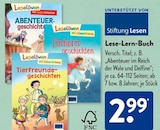 Abenteuergeschichten im Angebot bei ALDI SÜD in Fellbach Abenteuergeschichten Angebote von Leselöwen bei ALDI SÜD Fellbach für 2,99 €