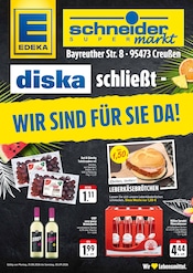 EDEKA Supermarkt Prospekt der aktuellen Woche mit 2 Seiten, gültig von 31.08.2026 bis 05.09.2026, in Speichersdorf und Umgebung Aktueller EDEKA Supermarkt Prospekt in Speichersdorf und Umgebung, "Aktuelle Angebote" mit 2 Seiten, 31.08.2026 - 05.09.2026