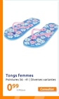 Promo Tongs femmes à 0,99 € dans le catalogue Action à Saint-Vite