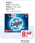 Tabs, Pulver oder Gel von Calgon im aktuellen Rossmann Prospekt für 8,49 €