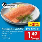 Norwegisches Lachsfilet Angebote bei Netto Marken-Discount Speyer für 1,49 €