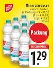 Mineralwasser Angebote von GUT & GÜNSTIG bei E center Dortmund für 1,29 €