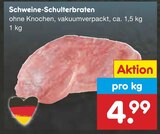 Schweine-Schulterbraten im Angebot bei Netto Marken-Discount in Peine Schweine-Schulterbraten Angebote bei Netto Marken-Discount Peine für 4,99 €