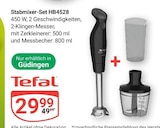 Stabmixer-Set HB4528 im Angebot bei GLOBUS in Saarbrücken Stabmixer-Set HB4528 Angebote von Tefal bei GLOBUS Saarbrücken für 29,99 €