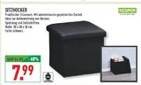 SITZHOCKER im Angebot bei Marktkauf in Solingen SITZHOCKER Angebote von KESPER bei Marktkauf Solingen für 7,99 €