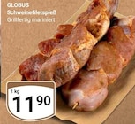 Aktuelles Schweinefiletspieß Angebot bei GLOBUS in Braunschweig ab 11,90 €