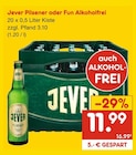 Jever Pilsener oder Fun Alkoholfrei von Jever für 11,99 € bei Netto Marken-Discount im Angebot Jever Pilsener oder Fun Alkoholfrei von Jever im aktuellen Netto Marken-Discount Prospekt