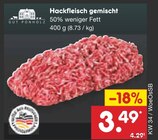 Aktuelles Hackfleisch gemischt Angebot bei Netto Marken-Discount in Reutlingen ab 3,49 €