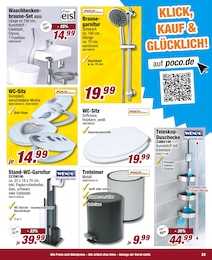 WC-Sitz Angebot & Preis im aktuellen POCO Prospekt WC-Sitz Angebot im aktuellen POCO Prospekt auf Seite 23