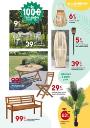 Offre Banc De Jardin dans le catalogue Maxi Bazar du moment à la page 10