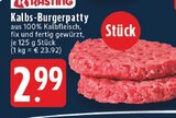 EDEKA Nachrodt-Wiblingwerde - Kalbs-Burgerpatty Angebot im Prospekt Kalbs-Burgerpatty bei EDEKA im Nachrodt-Wiblingwerde Prospekt für 2,99 €