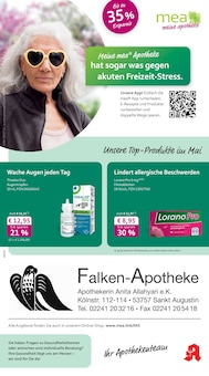 mea - meine apotheke Prospekt Unsere Mai-Angebote mit 4 Seiten